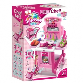 Buba Kitchen little Chef - Детска кухня, Розова